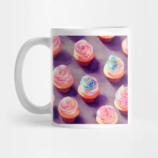 Watercolor cupcake pattern Mug